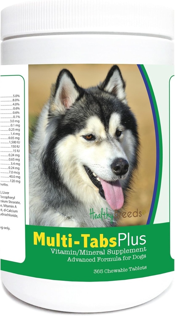 Breeds sains Husky Sibérie Multi-Tabs Plus Comprimés à croquer 365 Compte