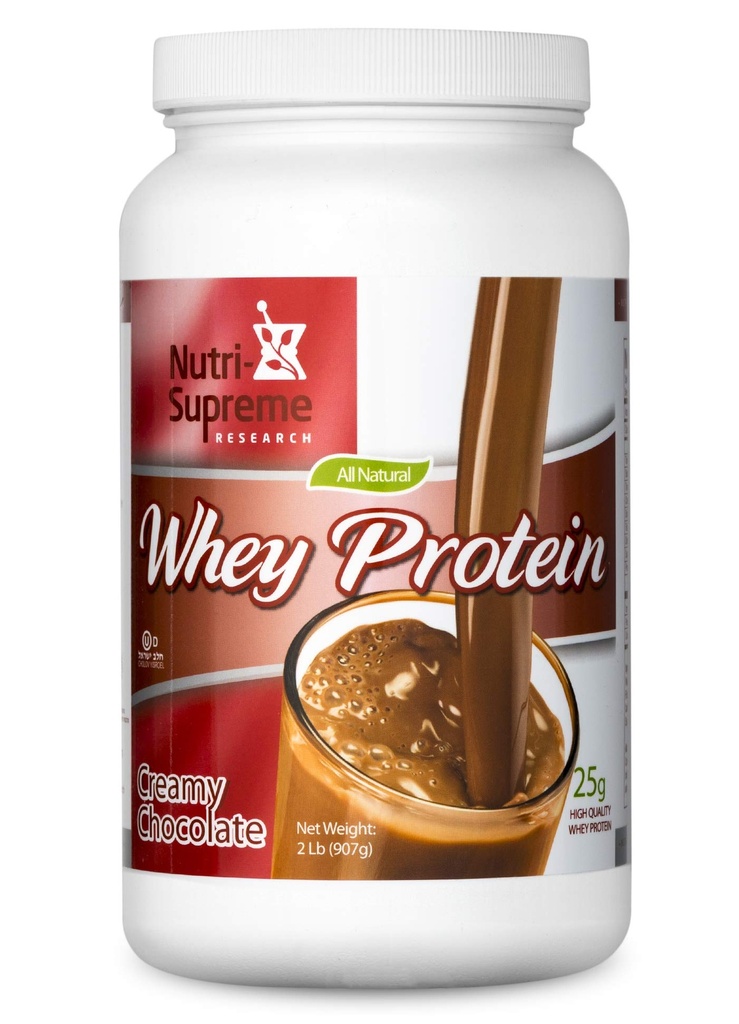 Whey Protéines en poudre Laiterie Cholov Yisroel Chocolat crémeux -2Lbs.