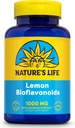 Nature's Life Lemon Bioflavonoïdes 1000mg - Supplément de bioflavonoïdes d'agrumes avec Hespéridin et Rutine - Support antioxydant et cellulaire, Absorption de vitamine C - Garantie 60 jours, 100 portions, 100 comprimés