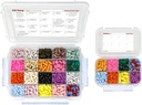 8 & 20 Compartiment Grand étui à pilules avec joint étanche - Silicone joint étanche Boîte Med avec carte de médicaments (Combo Pack - 20 & 8 Compartiment)