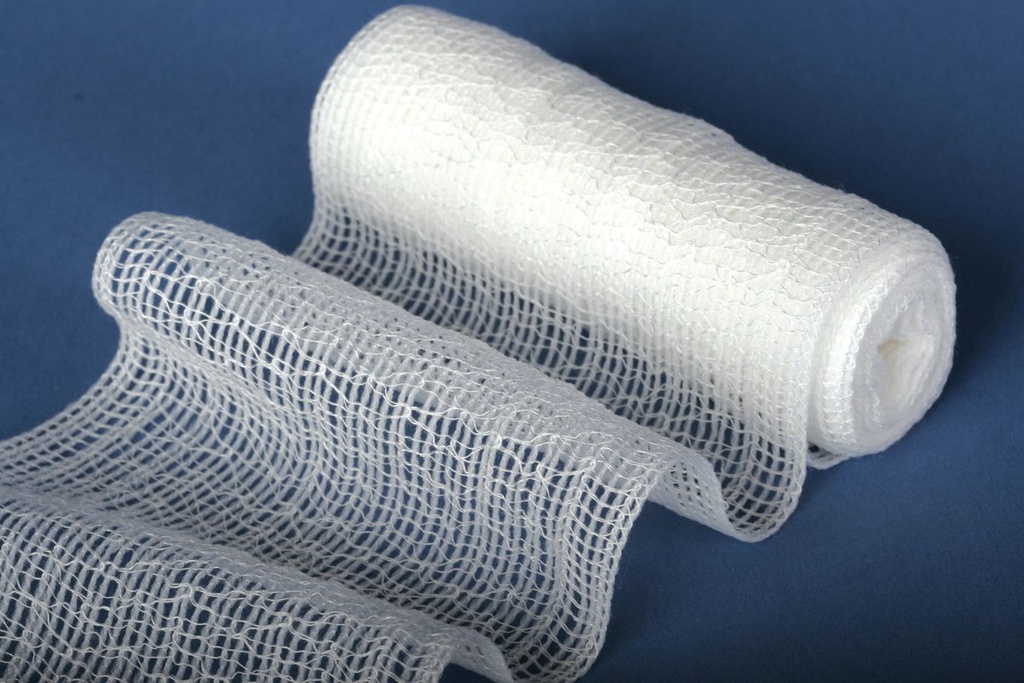 Medline Sterile Conforming Stretch Gauze Bandages, 6" x 80", idéal pour le soin des plaies, paquet de 48