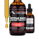 Lost Empire Herbs Extrait de racine de cailloux Teinture spagyrique (2 fl oz) - Sauvage récolté du supplément pour les hommes, fonction urinaire, BPH, perte de cheveux - 3ème laboratoire de parti testé