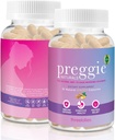 Preggie Three Lollies Naturals Ginger Capsules – Morning Sickness Relief – Natural & Doctor Developed - 15 Servings (2 Capsules/Serving) – Supports Immune Defense & Digestive Health