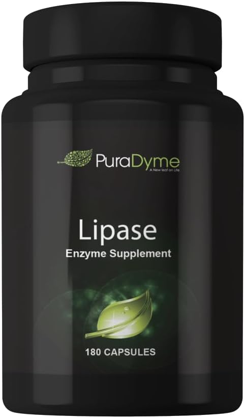 PuraDyme Enzyme Lipase 180 Capsules Enzyme digestif (1)