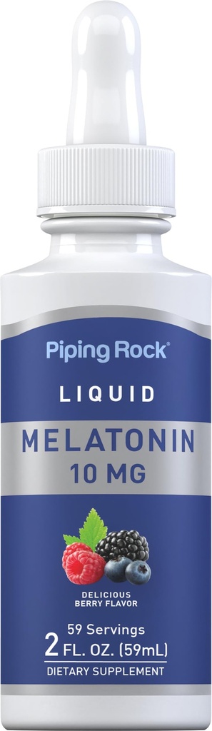 Piping Rock Melatonine liquide 10mg. 2 fl. oz.