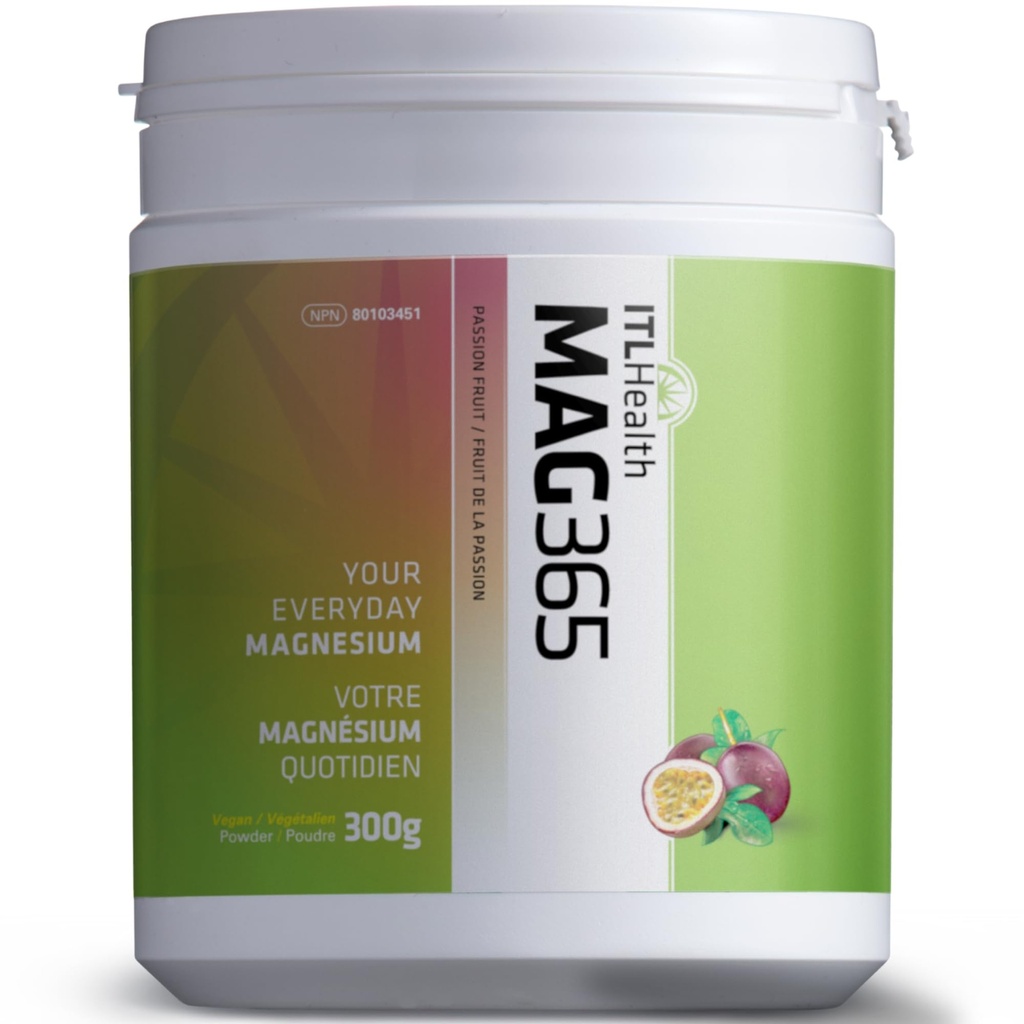MAG365 Pure Ionic Magnésium Citrate Powder - Supplément eau-soluble naturel et biodisponible avec acide citrique - supporte l'énergie, les muscles, les os et la fonction cardiaque