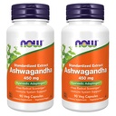 Nourriture Ashwagandha Extract 450mg, 90 VCaps (paquet de 2)