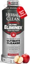 Herbal Clean Same Day Ultra Eliminex Detox Cleanse Drink* (32 fl oz) - Tropical Fruit Flavor Full Body Cleanse Detox Drink with Milk Thistle Seed* for high Toxin*, Vitamin B12 for Men & Women