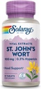 SOLARAY St John's Wort 900 mg, Une fois l'humeur quotidienne Supplément de soutien, standardisé à 0,3% Hypericine pour le soutien de la santé du cerveau et une humeur équilibrée, garantie de remboursement de 60 jours.