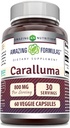 Formules étonnantes Supplément de caralluma : 800 Mg par service 60 Capsules de légumes non-OGM