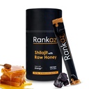 Rankaz Natural Shilajit bâtons de miel biologique - 30 bâtons, Shilajit miel acide fulvic et minéraux traces