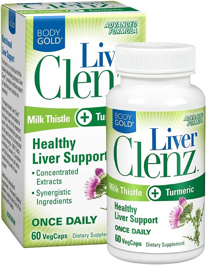 Body Gold Liver Clenz, 60 VegCaps