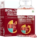 Comprimés de fer et de zinc enrichis en vitamine C et B12.