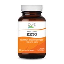 Real-ZymesTM KETO Supplément enzymatiques digestifs avec probiotiques pour une meilleure digestion - Support naturel pour soulager le blottis, le gaz, le bélissement, la diarrhée, la constipation, l'IBS, etc. - 30 capsules