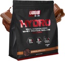 LABRADA Hydro 100% pur hydrolysé poudre de lactosérum, sans lactose, glutamine, lactosérum le plus rapide disponible, mélange instantané, goût délicieux 47 portions 4lb (chocolat)