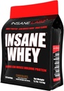 Insane Labz Insane Whey, 100% Muscle Building Whey Protein, BCAA Profil Amino, Mass Gainer, Remplacement des repas (chocolat, 120 portions)