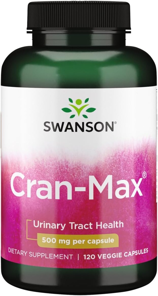 Swanson Cran-Max 500 Milligrammes 120 Capsules de Veg