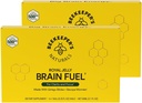 Bekeeper's Naturals B.LXR Brain Fuel - Mémoire, Focus et Clarity Formule liquide, soutient la productivité Jelly Royal, Ginkgo Biloba, Bacopa Monnieri Keto Friendly, sans gluten et caféine, 6 ct (2 Pack)