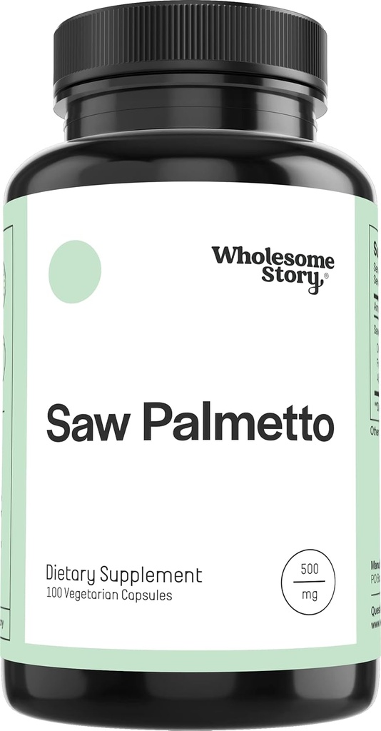 Histoire saine Saw Palmetto pour les femmes Saw Palmetto Extrait et mélange de poudre de soutien cheveux, peau et ongles santé