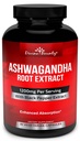 Divine Bounty Capsules Organic Ashwagandha - 1200mg Ashwagandha poudre avec poivre noir pour l'absorption améliorée - Supplément Ashwaganda pour le calme et le soutien de l'humeur - 90 Capsules Veggie