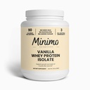 Poudre de protéines de lactosérum, Vanille, seulement 3 ingrédients, Isolate de protéines de lactosérum, Pas d'huiles de graines, Pas de sucre ajouté, Pas de sucralose, 1.51 lbs