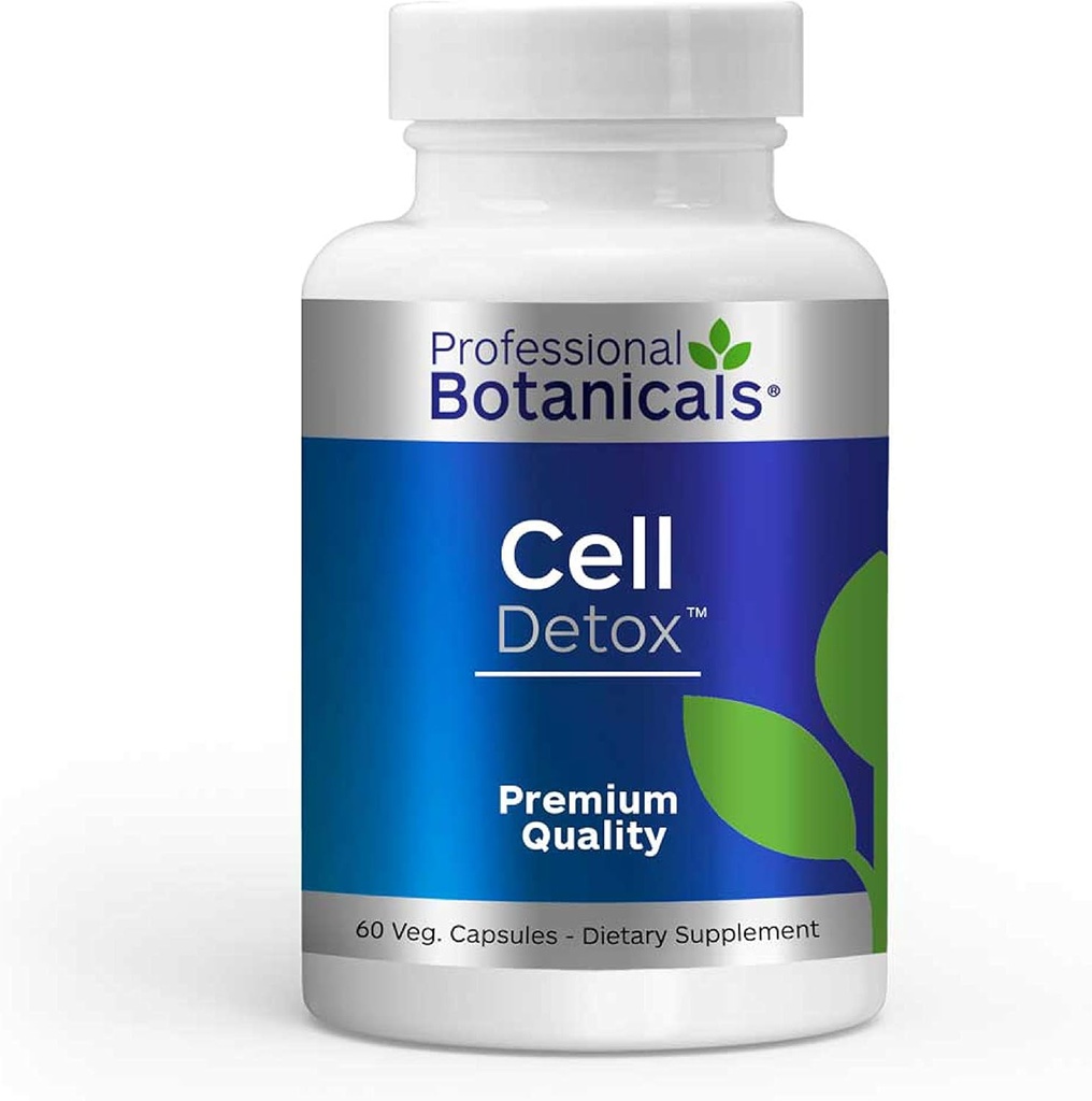 Botaniques professionnels Détox cellulaire Végétalienne nettoyant et supplément de détoxification - 60 capsules veg