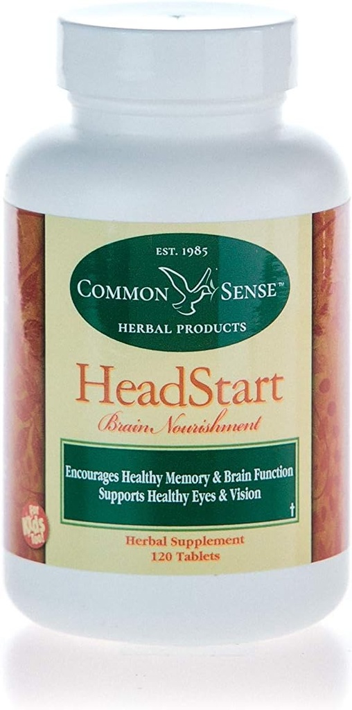 Common Sense Herbal Products HeadStart: Brain Nourishment (120 Tablets)