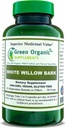 Green Organic Suppléments Capsule White Willow Bark (Single)