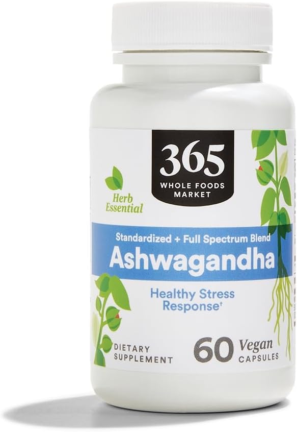365 Par le marché des aliments entiers, Ashwagandha, 60 comtes