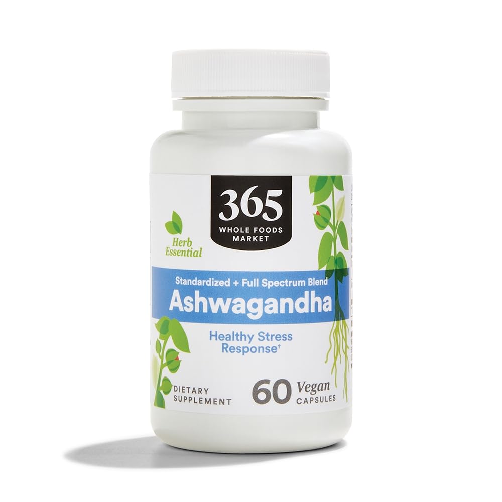 365 Par le marché des aliments entiers, Ashwagandha, 60 comtes