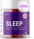 Soutien du sommeil (alimentation de 45 jours), supplément alimentaire, Valérien, 1mg de mélatonine, baume citron, camomille, paquet May Vary, fabriqué aux États-Unis