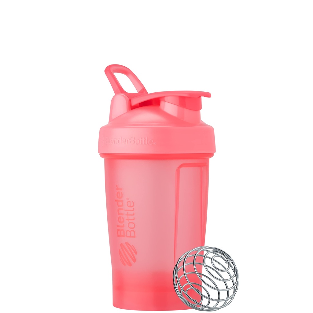 Bouteilles de mélange Classic V2 Shaker Bouteille parfaite pour les shakes protéiques et préentraînement, 20-Ounce, Rose clair