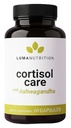 Luma Nutrition Réducteur et gestionnaire de cortisol - Ashwagandha + L-Theanine - Suppléments de cortisol pour les femmes et les hommes - Soulagement du stress, sommeil reposant, désintoxication, bas et contrôle - 60 capsules
