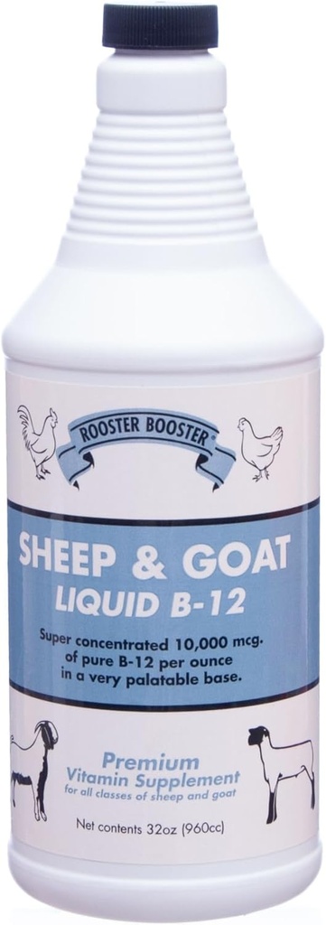 Booster Booster B-12 Moutons et chèvres liquides, 32-Ounce