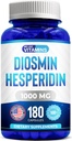 Nous aimons les vitamines Diosmin Hespéridin 1000mg – 180 Capsules – 90 jours d'approvisionnement - Supplément Diosmin et Hespéridin – Aide à soutenir la circulation saine, les veines, les capillaires et le drainage lymphatique