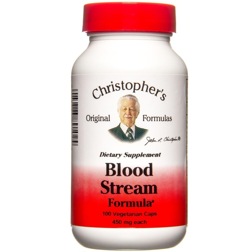 Formules originales de Christopher Formule de flux sanguin - Suppléments de circulation sanguine - Supporte l'élasticité veinière, propre et pure Bloodstream