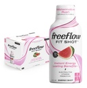 Coups d'énergie sans flux, Rush de pastèque, Boost de caféine naturelle avec L-théanine, Ginseng, Vitamines, Prébiotiques, Electrolytes (6 Coups de compte, 2oz)