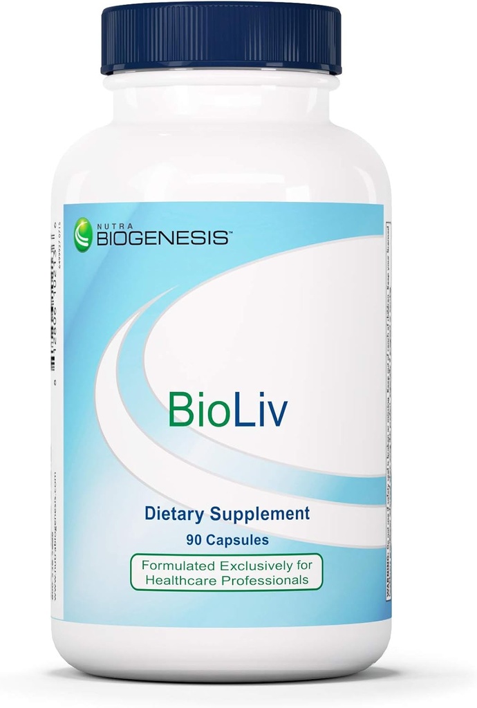 Nutra Biogenesis BioLiv - Bétaine HCL, supplément digestif au chlorhydrate de bétaine avec racine de dandelion, choline et betterave pour les hommes et les femmes, digestive, Gallbladder & Gut Health - 90 capsules