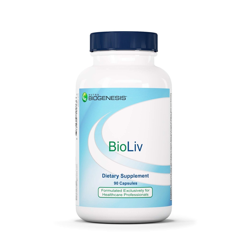 Nutra Biogenesis BioLiv - Betaine HCL, Betaine Hydrochloride Digestive Supplement with Dandelion Root, Choline & Beet for Men & Women, Digestive, Gallbladder & Gut Health - 90 Capsules