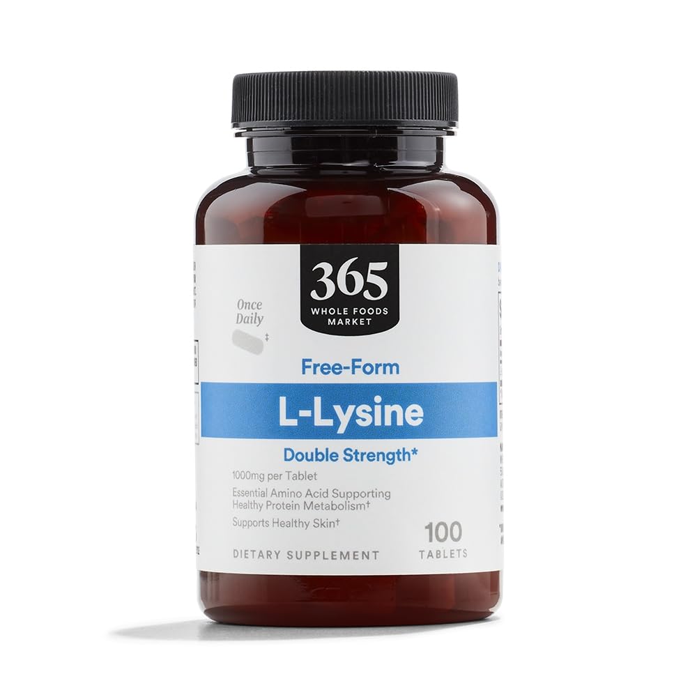 Marché des aliments entiers, L-Lysine Double Force, 100 Nombre