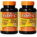 Ester-C 500 mg avec Citrus Bioflavonoïdes 120+120 Produits de santé américains gratuits 1