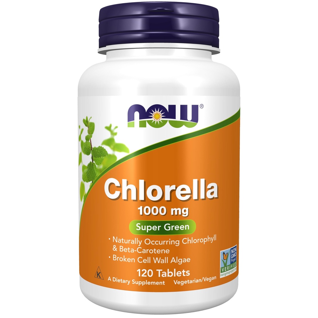 NOW Foods, Chlorella, 1000 mg, 120 Tablets