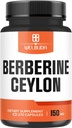1000mg Berberine Supplement with 500mg Ceylon Cinnamon - 270 Capsules - Super Formula with Premium Ingredients - Support Circulatory Health, Immune System, Body Management & Disgestion