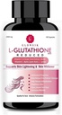 Astha L-Glutathion pour la peau avec vitamine C et graines de raisin, 1000 mg - 60 Capsules par GLOWSIK