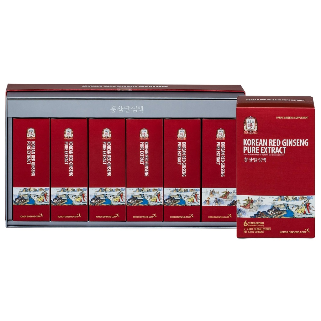 CheongKwanJang Coréen Ginseng Rouge Extrait pur Coupe de Ginseng rouge, Ginseng coréen, Ginseng Extrait de Ginseng