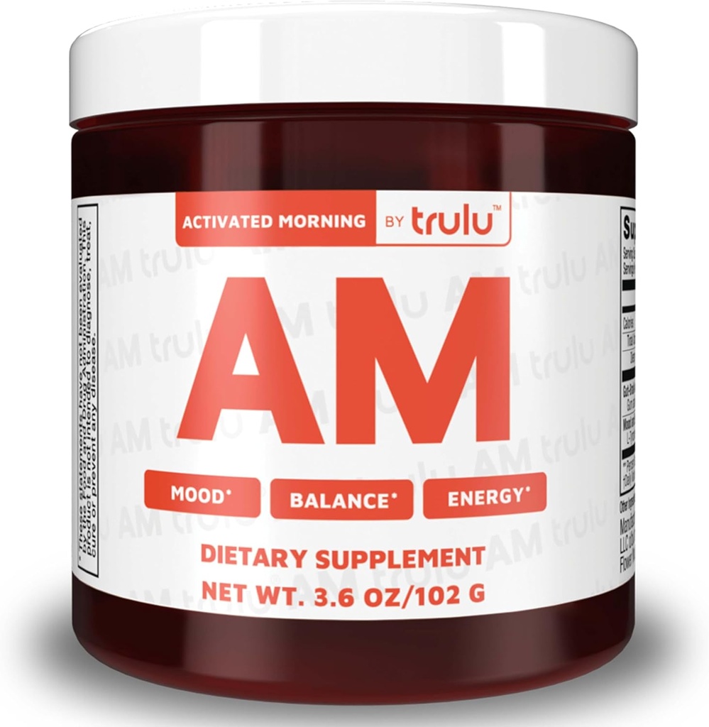 AM Activé Matin 3.6oz.com Supplément de soutien à la santé et au cerveau pour la motivation, la conduite et la performance cognitive.