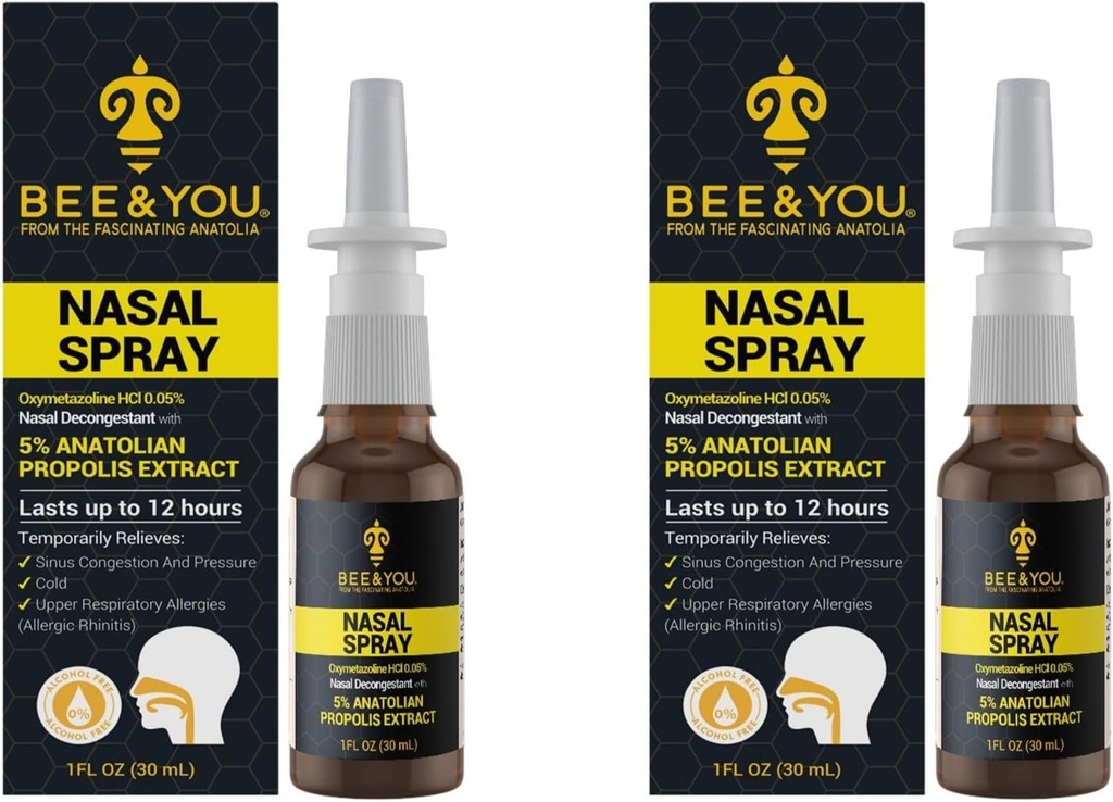 Abeille et vous Spray nasal naturel de la propolis 1 Fl oz.