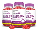(3 Pack) Gommies Keto ACV actifs rapides Formule avancée 1000MG Gommies Keto rapides Vinaigre de cidre de pomme formulé avec poudre de jus de betterave de grenade B12 Vegan non OGM 180 Gommys