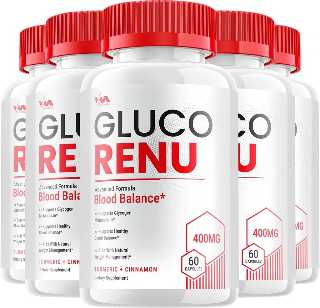 Gluco Renu Supplément, GlucoRenu Capsule - Formule avancée Gluco Renu, GlucoRenu Évaluations de la force maximale, 300 Capsules
