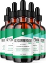 (5 Pack) GlycoFreedom gouttes, GlycoFreedom, GlycoFreedom goutte liquide, Formule avancée GlycoFreedom, 5 bouteilles pendant 5 mois